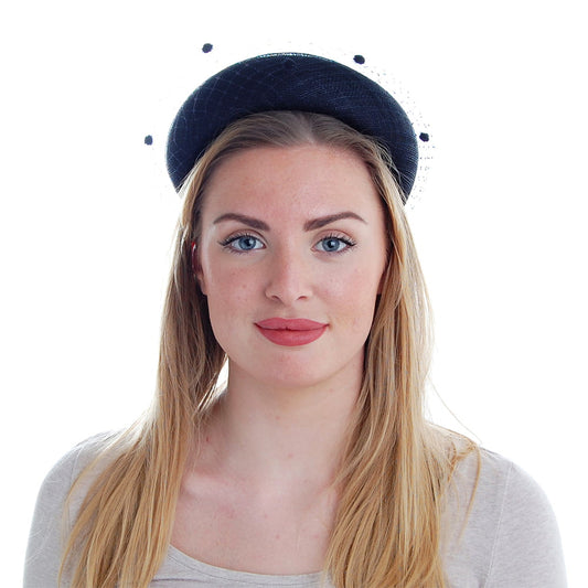 Failsworth Hats Rosalind Occasion Headband - Navy Blue