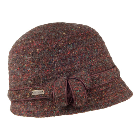 Betmar Hats Ella Cloche Hat - Chocolate