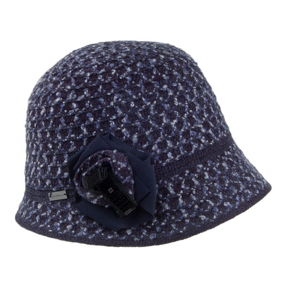 Betmar Hats Willow Cloche Hat - Navy Blue