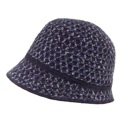 Betmar Hats Willow Cloche Hat - Navy Blue