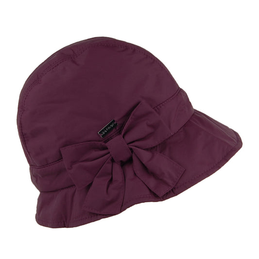 Betmar Hats Maggie Water Repellent Packable Cloche - Plum