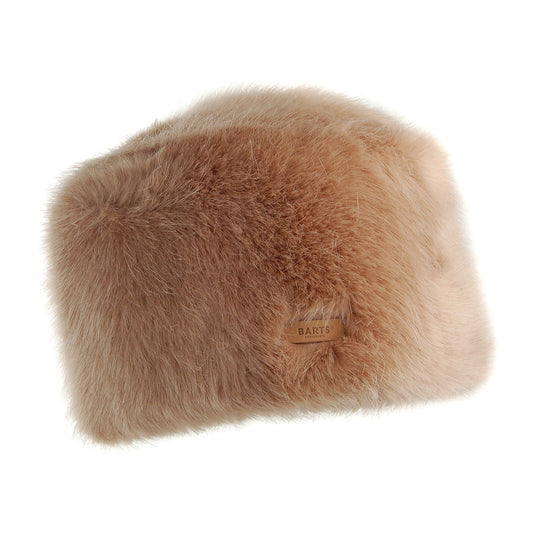 Barts Hats Josh Faux Fur Pillbox Winter Hat - Light Brown