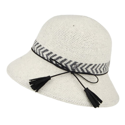 Callanan Hats Mattie Wool Blend Cloche - Ivory