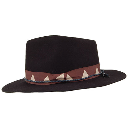 Brixton Hats Venice Fedora Hat - Black