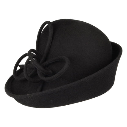Whiteley Hats Caroline Cloche - Black