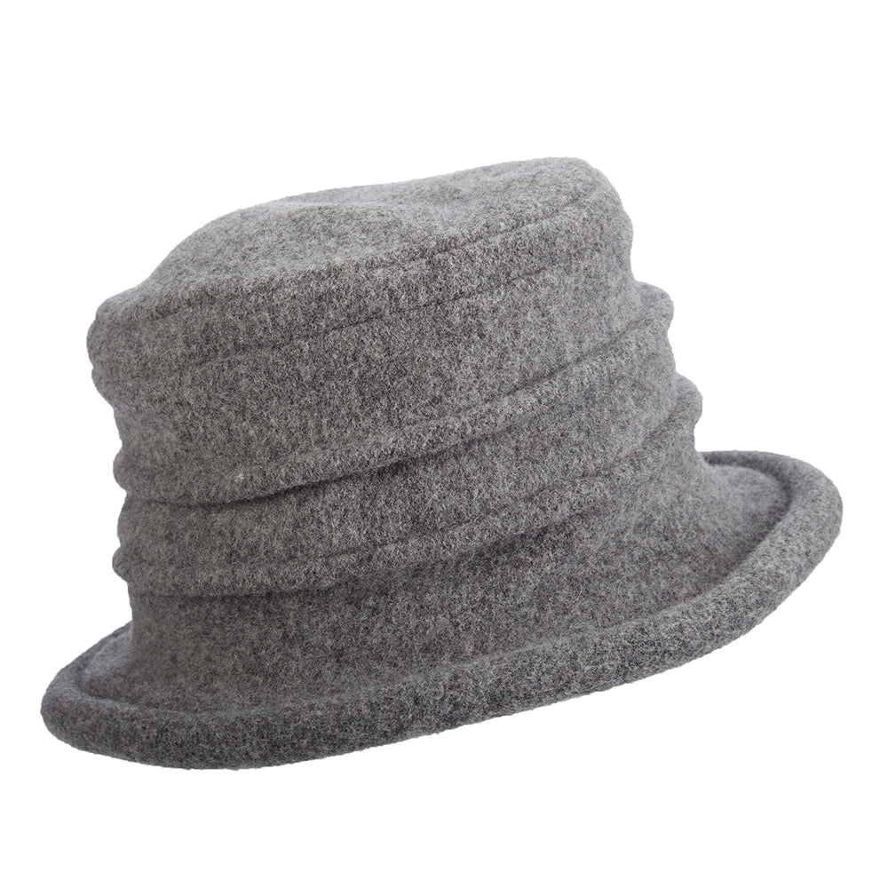 Scala Hats Tula Wool Cloche - Grey