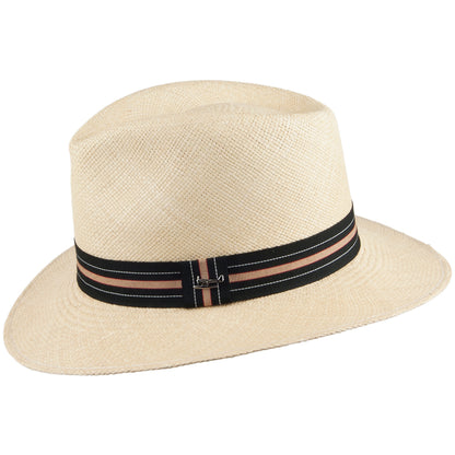Whiteley Hats Portofina Panama Fedora Hat - Natural