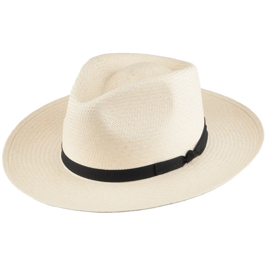Signes Hats Gaudi Panama Fedora Hat - Natural