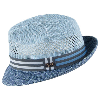 Bailey Hats Berle Trilby Hat - Navy Blue