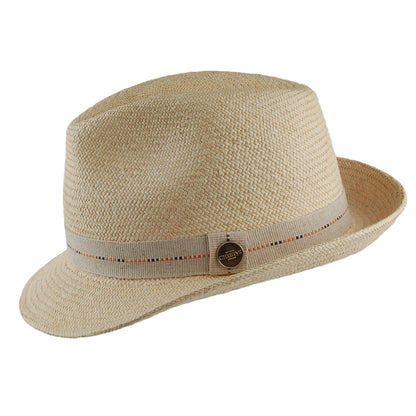 Christys Hats Cuenca Hardy Straw Panama Trilby Hat - Natural