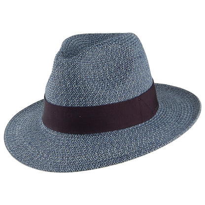 Bailey Hats Mullan Toyo Fedora Hat - Navy Blue