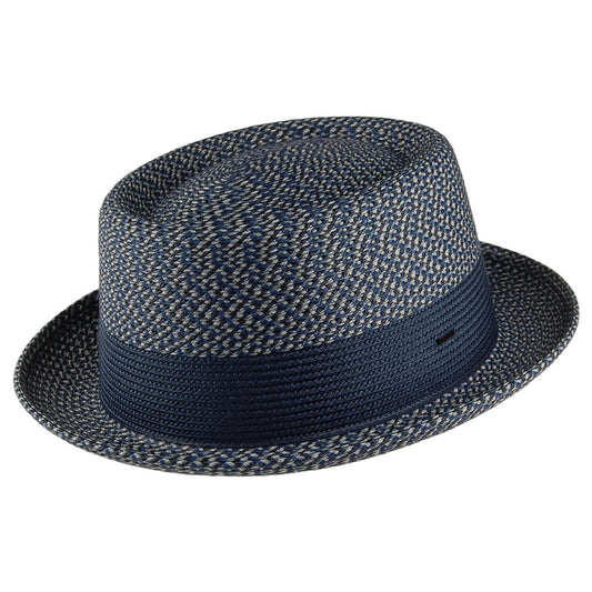Bailey Hats Telemannes Pork Pie Hat - Navy-Multi