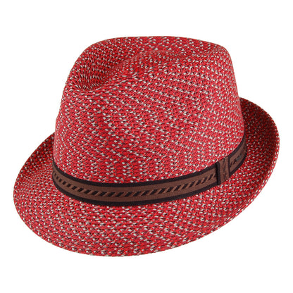 Bailey Hats Mannes Trilby Hat - Red-Multi