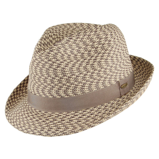 Scala Hats Depoe Trilby Hat - Brown