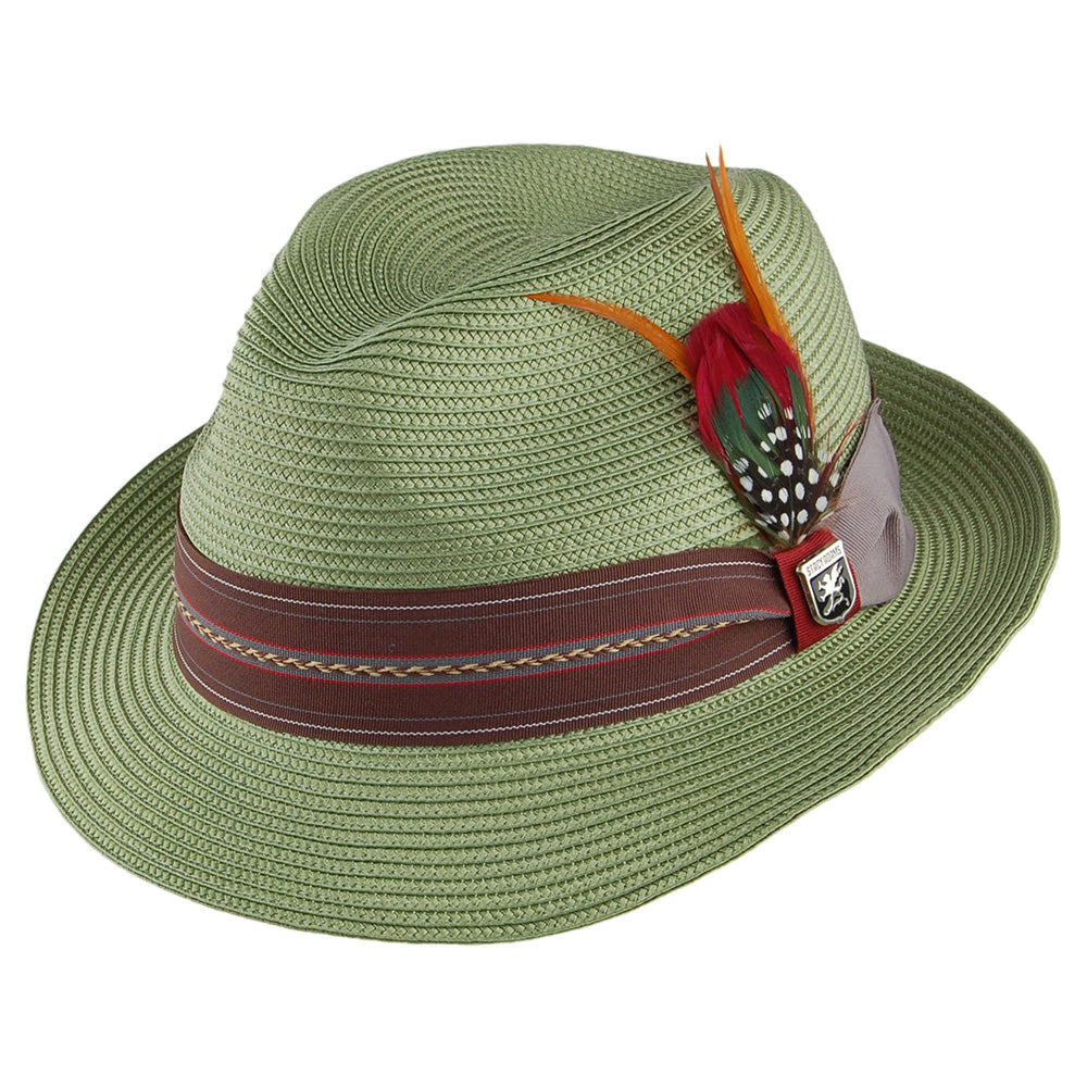 Stacy Adams Hats Runyon Trilby Hat - Sage