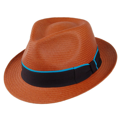 Failsworth Hats Panama Trilby Hat - Amber
