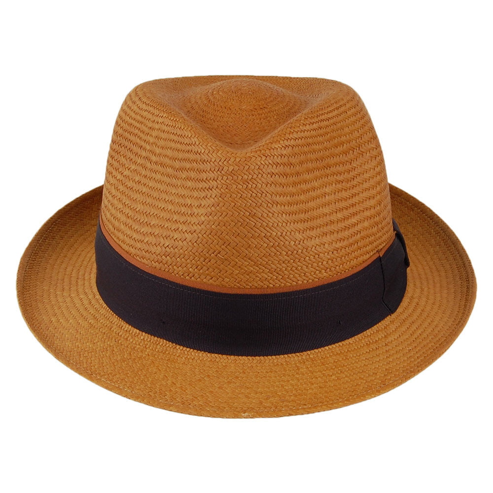 Failsworth Hats Panama Trilby Hat - Mustard