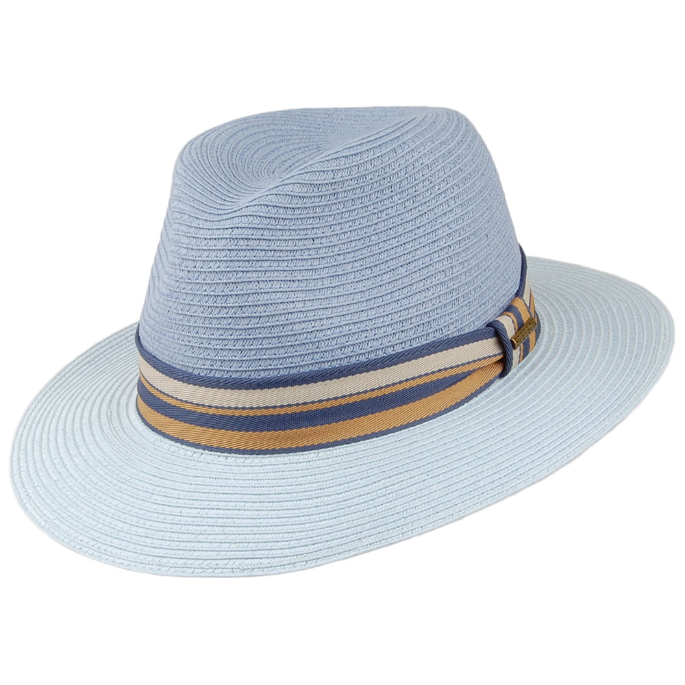Stetson Hats Traveller Safari Fedora Hat - Light Blue
