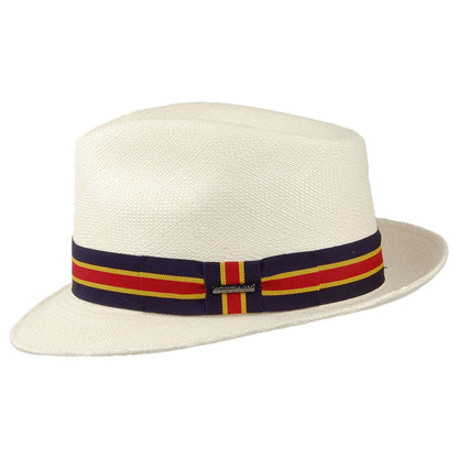 Stetson Hats Player Panama Trilby Hat - Bleach