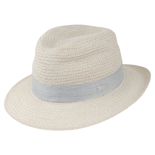 Seeberger Hats Summer Fedora Hat - Natural
