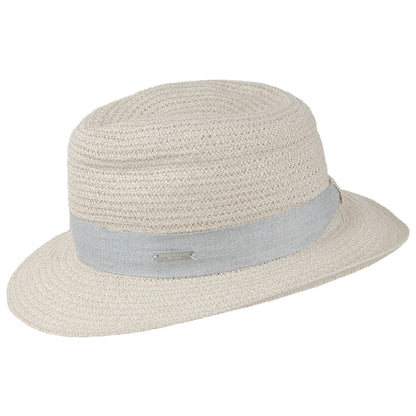 Seeberger Hats Summer Fedora Hat - Natural