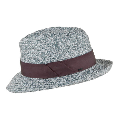 Bailey Hats Blume Trilby Hat - Charcoal-Multi