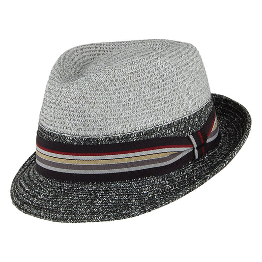 Bailey Hats Rokit Teardrop Trilby Hat - Light Grey