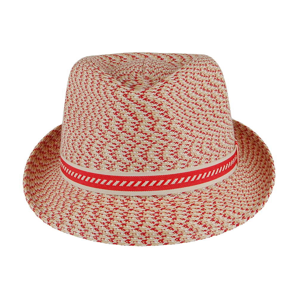 Bailey Hats Mannes Trilby Hat - Red-Natural