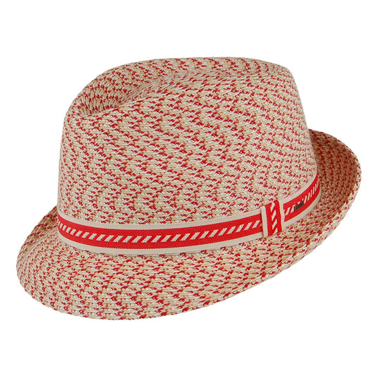 Bailey Hats Mannes Trilby Hat - Red-Natural