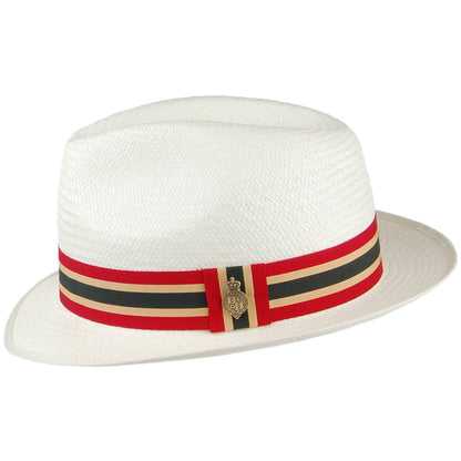 Christys Hats Home County Yorkie Panama Trilby Hat - Bleach