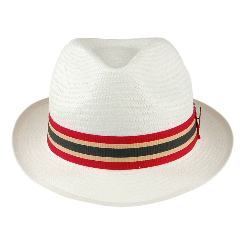 Christys Hats Home County Yorkie Panama Trilby Hat - Bleach