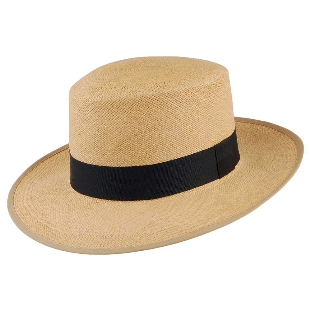 Christys Hats Camila Wide Brim Panama Boater Hat - Natural