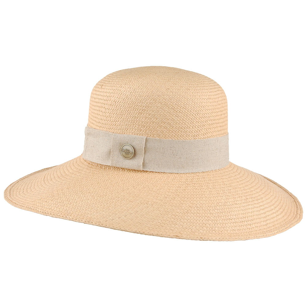 Christys Hats Cuenca Edie Wide Brim Floppy Panama Hat - Natural