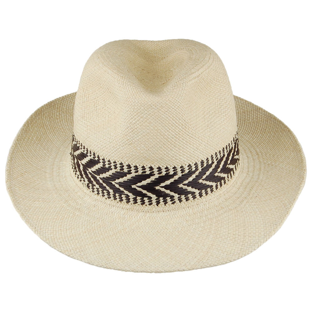 Christys Hats Capri Panama Fedora Hat - Natural