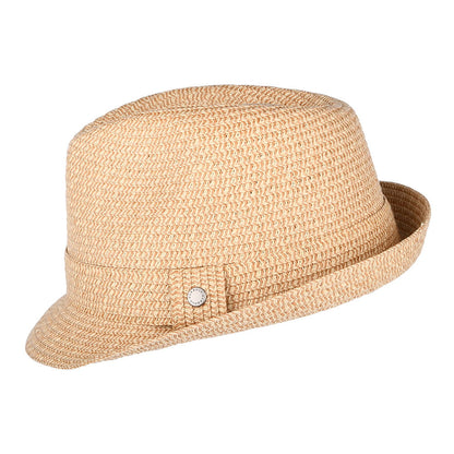 Barbour Hats Seaburn Toyo Straw Trilby Hat - Natural