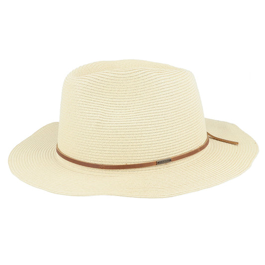 Brixton Hats Wesley Packable Straw Fedora Hat - Tan