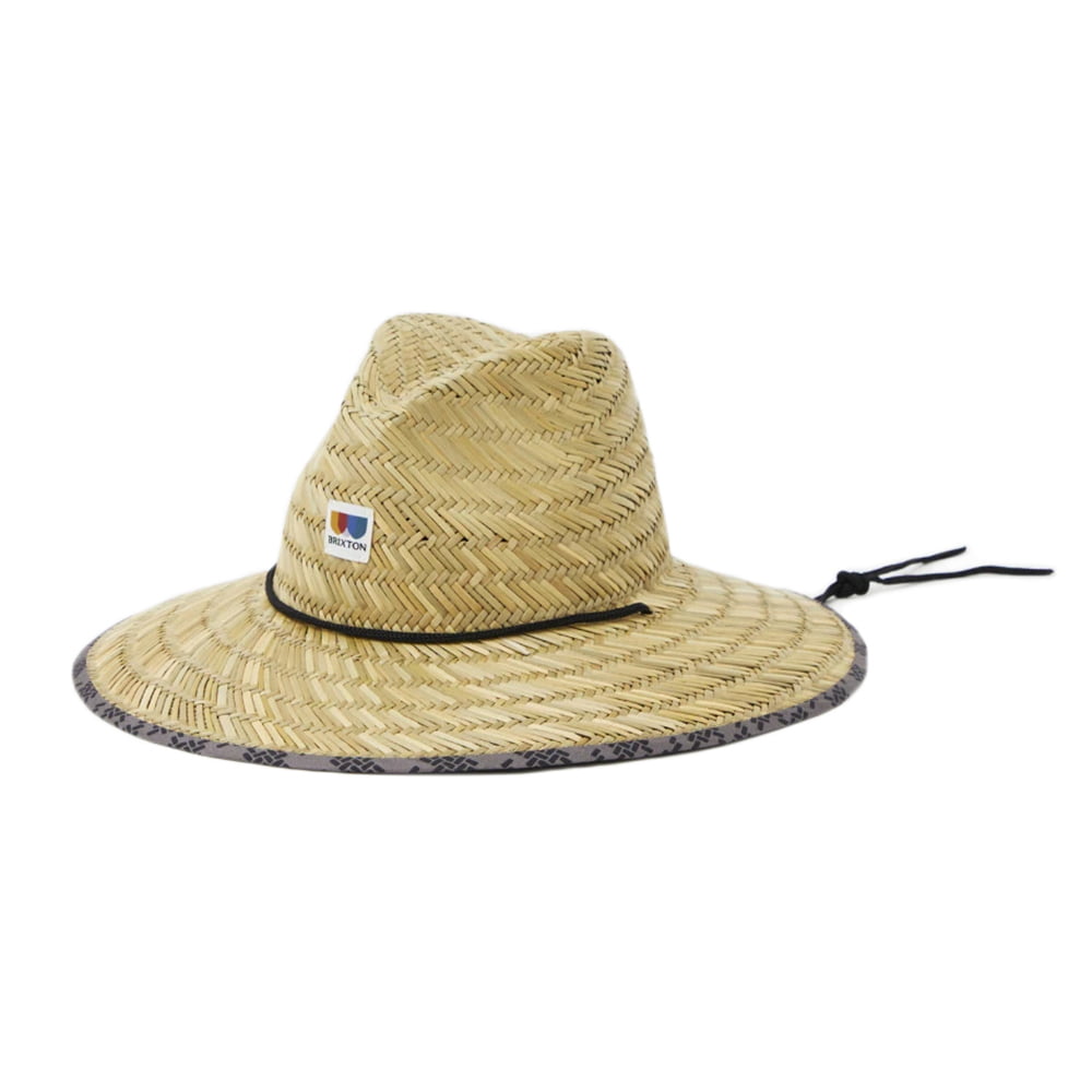 Brixton Hats Alton Straw Lifeguard Hat - Tan