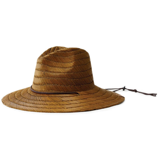 Brixton Hats Bell Straw Lifeguard Hat - Toffee