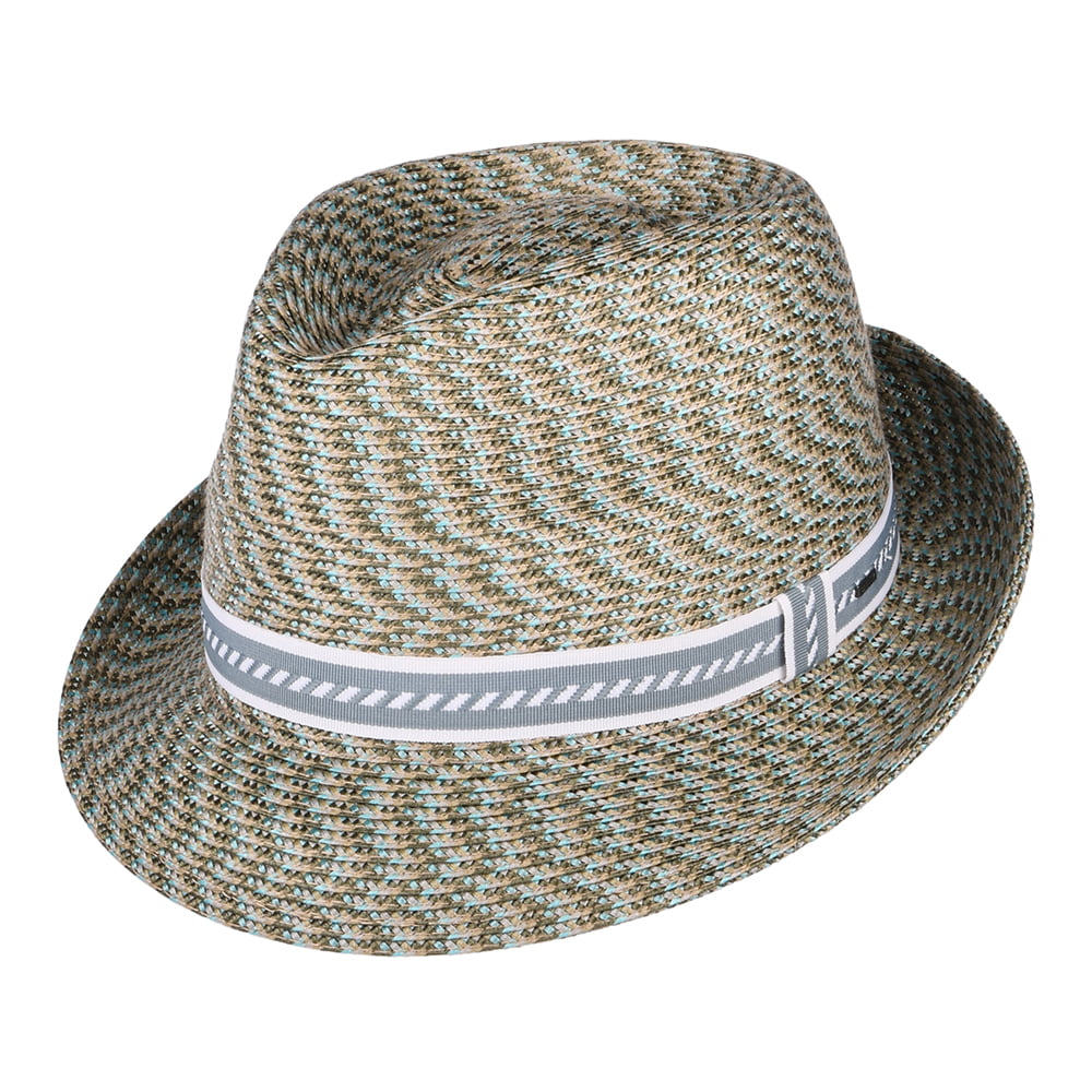 Bailey Hats Mannes Trilby Hat - Green-Mix