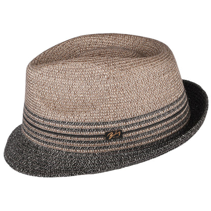Bailey Hats Hooper Toyo Trilby Hat - Charcoal
