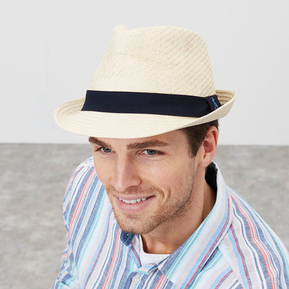 Joules Hats Halstow Trilby Hat - Sand