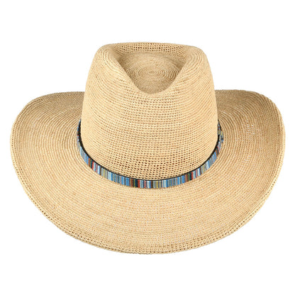 Stetson Hats Crocheted Raffia Cowboy Hat - Natural