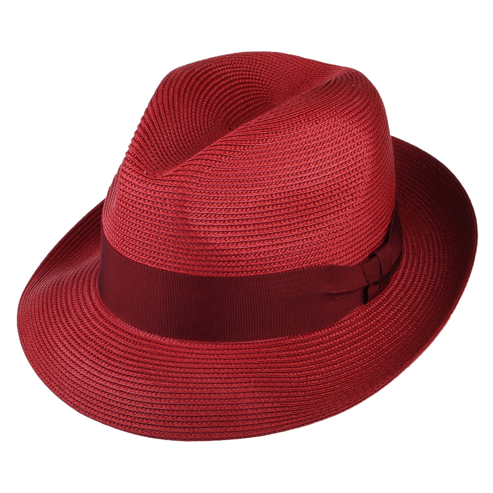 Bailey Hats Craig Special Fedora Hat - Red