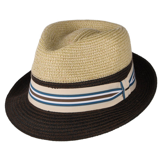 Bailey Hats Rokit Special Teardrop Trilby Hat - Brown