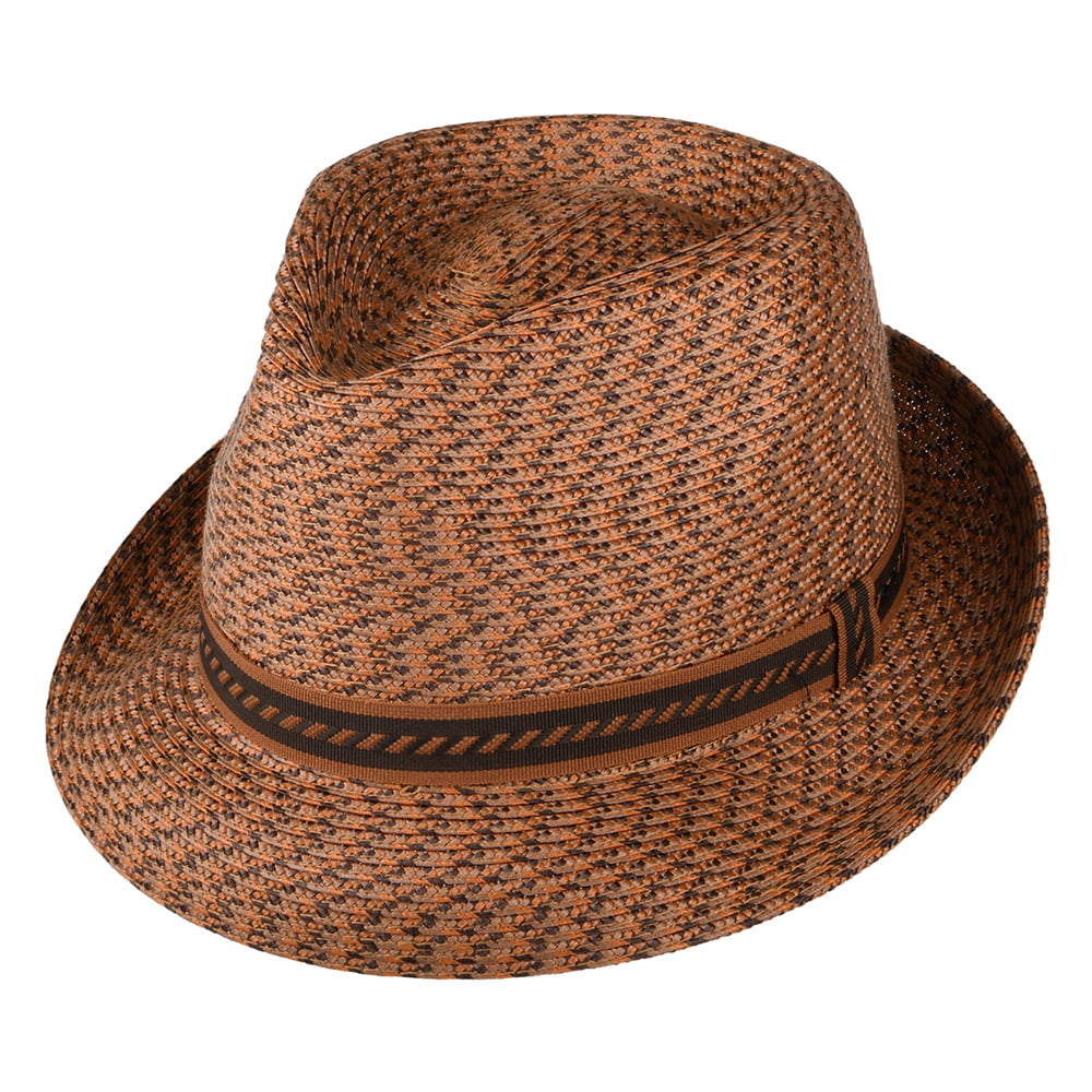 Bailey Hats Mannes Special Trilby Hat - Orange