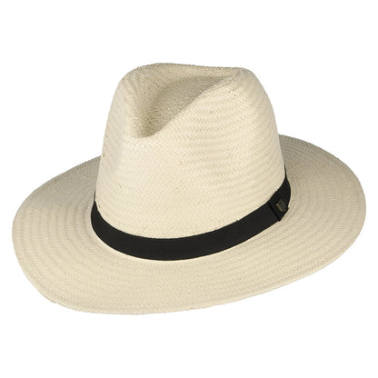 Brixton Hats Passage Toyo Straw Fedora Hat - Natural