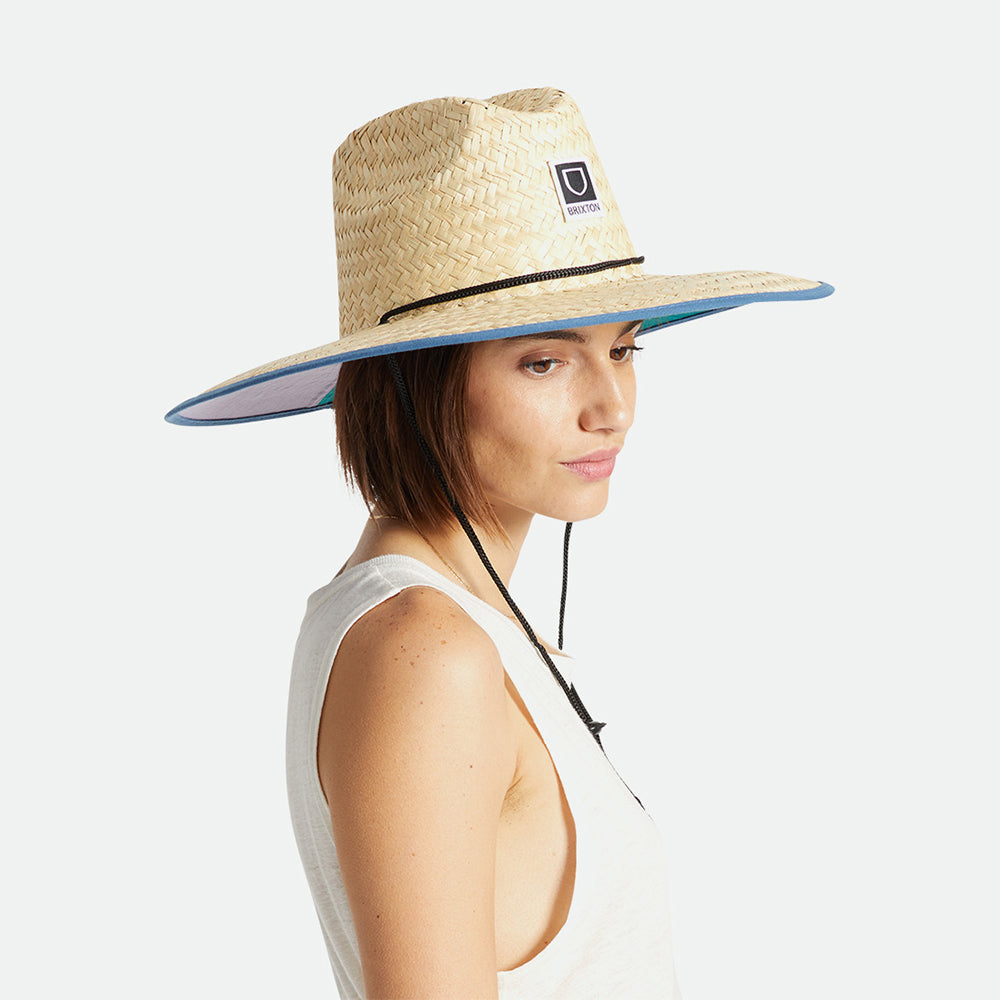 Brixton Hats Beta Straw Lifeguard Hat - Tan