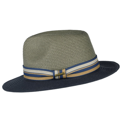 Stetson Hats Traveller Safari Fedora Hat - Grey-Blue