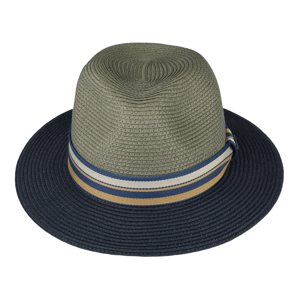 Stetson Hats Traveller Safari Fedora Hat - Grey-Blue