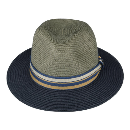 Stetson Hats Traveller Safari Fedora Hat - Grey-Blue